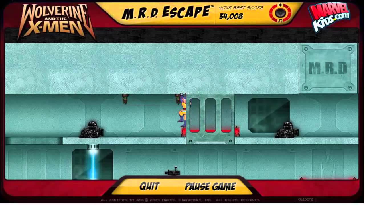 X Men Wolverine Escape Game